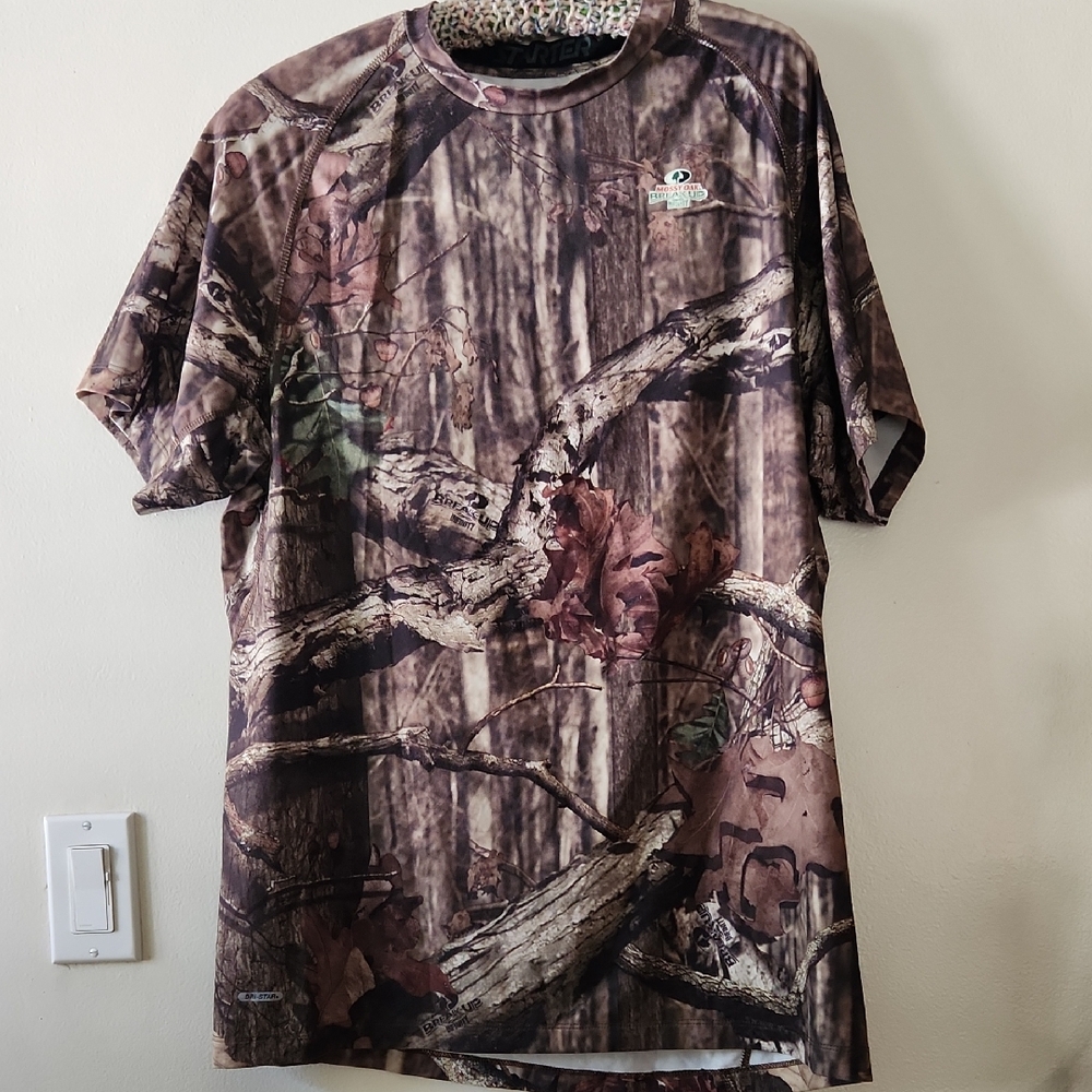 Realtree Woodland Brown Camo Short Sleeve Performance Tee